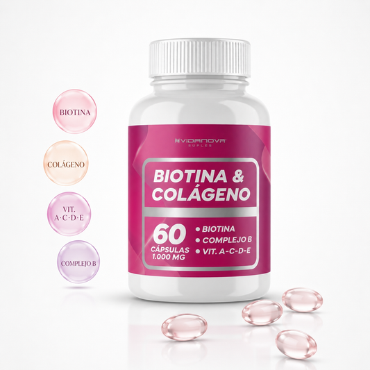 GUMMIES BIOTINA + COLÁGENO GLOW